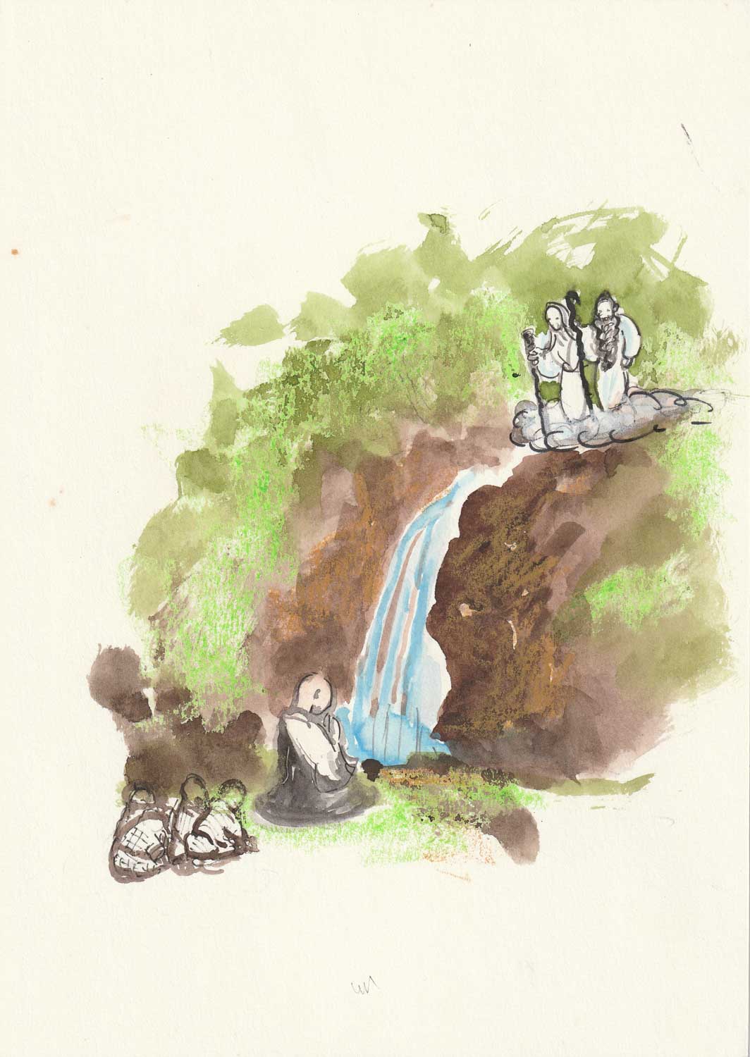 称名寺 陰陽の滝